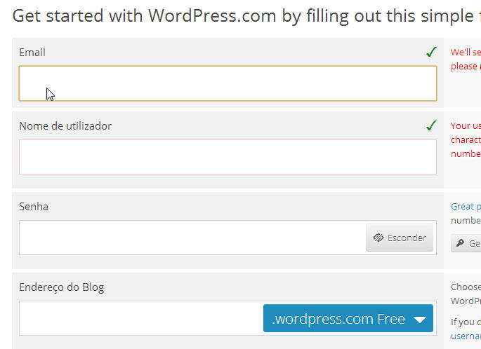 Como criar um blog no WordPress.com